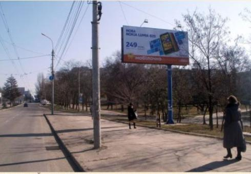 Щит 6x3,  пр. Ленина на дамбе - ул. Громова, 69, Офисный центр