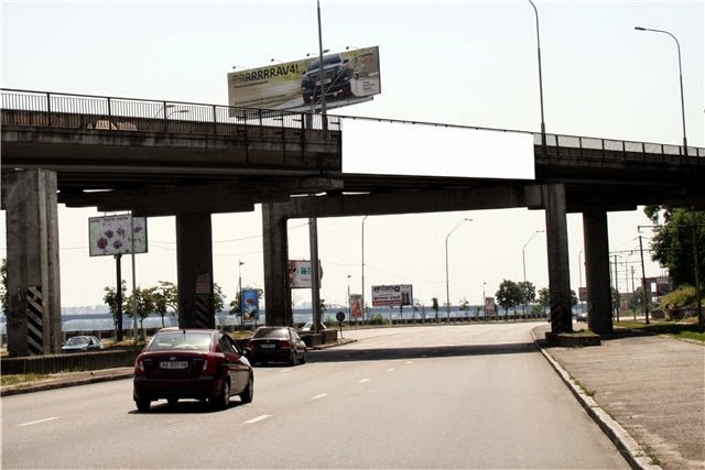 Міст 8x2,  Набережное шоссе, от моста Метро к мосту Патона